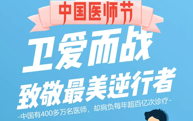 中國(guó)醫(yī)師節(jié)：衛(wèi)愛而戰(zhàn)，致敬最美逆行者！