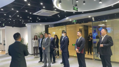 中國(guó)銀行浙江省分行黨委書記吳敏一行蒞臨健培科技考察調(diào)研